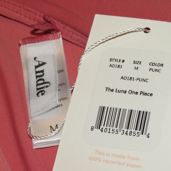 Andie Pink Punch Luna Underwire One Piece Swimsuit - Picture 9 of 11